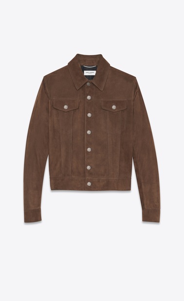 suede denim jacket